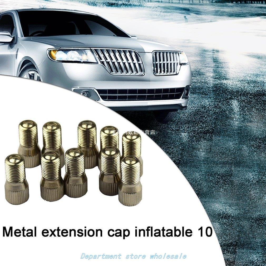 10pcs/Set Valve Stem Caps Bicycle Valve Cover Extension Caps