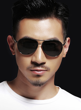 太阳眼镜开车防紫外线偏光镜驾驶镜墨镜2026新款复古蛤蟆镜