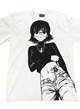 AT荒诞小镇 anime轻亚文化Hunter x Hunter小滴·村崎短袖T恤上衣