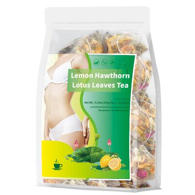 Lemon Hawthorn Lotus Leaves Tea  柠檬玫瑰山楂荷叶茶
