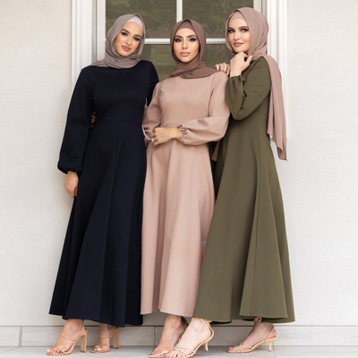 2023春新款民族风通勤显瘦长袍Dubai dresses