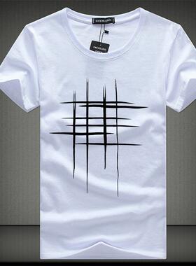 2020Men Summer Casual Cotton Shirts Tops Male t shirt男士T恤