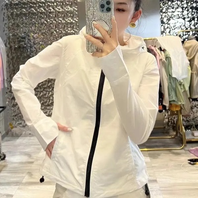 2025夏季美式大码防晒衣女防紫外线轻薄外套显瘦防晒服运动上衣潮