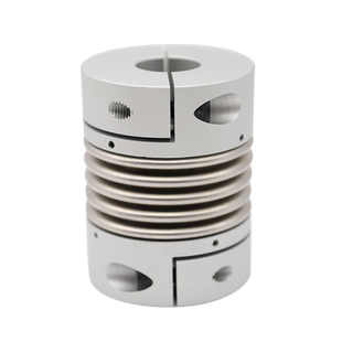 科舒德铝合金波纹管联轴器不锈钢弹性编码器电机丝杆柔性可开键槽