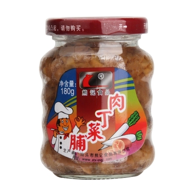 潮汕特产肉丁菜脯萝卜干下饭小菜 拌饭菜早餐宵夜杂咸 酱咸菜