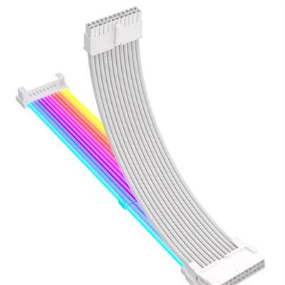 霓彩线2代 24Pin 8Pin*3 延长发光线镀银线神光同步RGB电源延长线