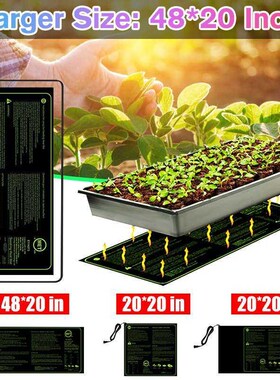 Plant Heating Mat Seedling Flower Electric Blanket IP67 Wate