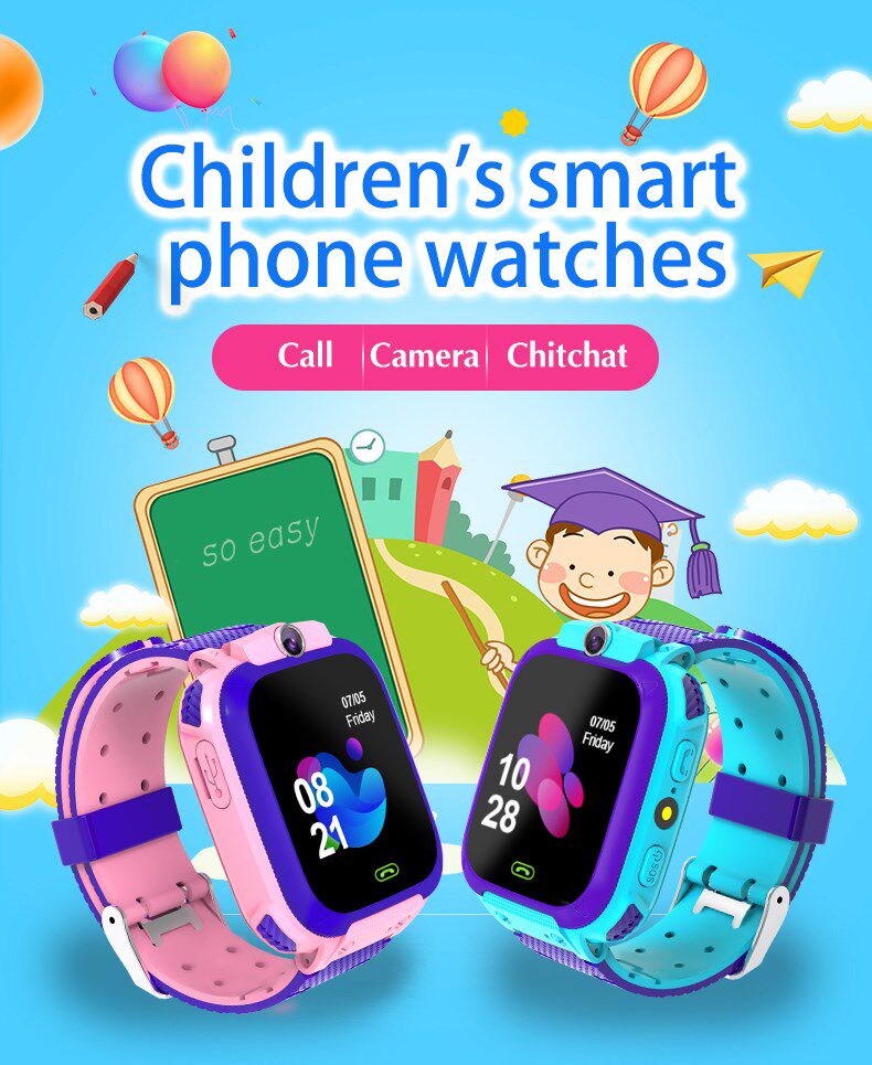 q12 smart watch lbs kid smartwatches baby watch  children so
