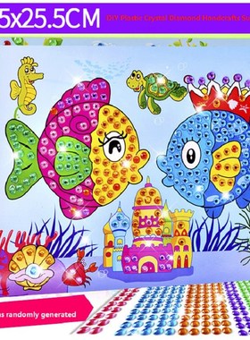 10pcs/set Diy Diamond Stickers Handmade Crystal Paste Painti