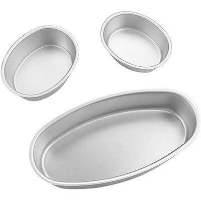 Cheesecake Pan,Oval Cake Pan Mold for Oven,Meatloaf Bread Mo