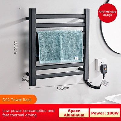 Intelligent Thermostatic Electric Heating Towel Rack Shelf S