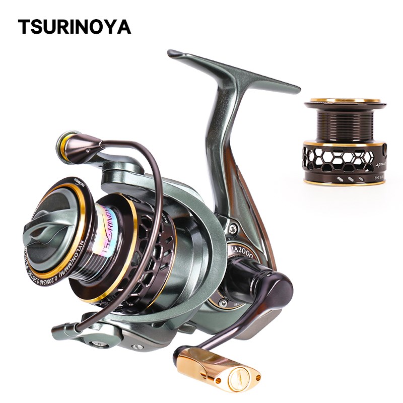 TSRINOYA 2 Spool Spinning Fishing Reel JAGAR 1000 2000 3000