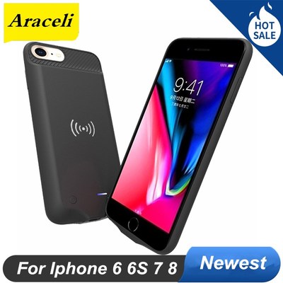 For Iphone 6 Battery Case 3800 Mah Smart Anti Fingerprint W