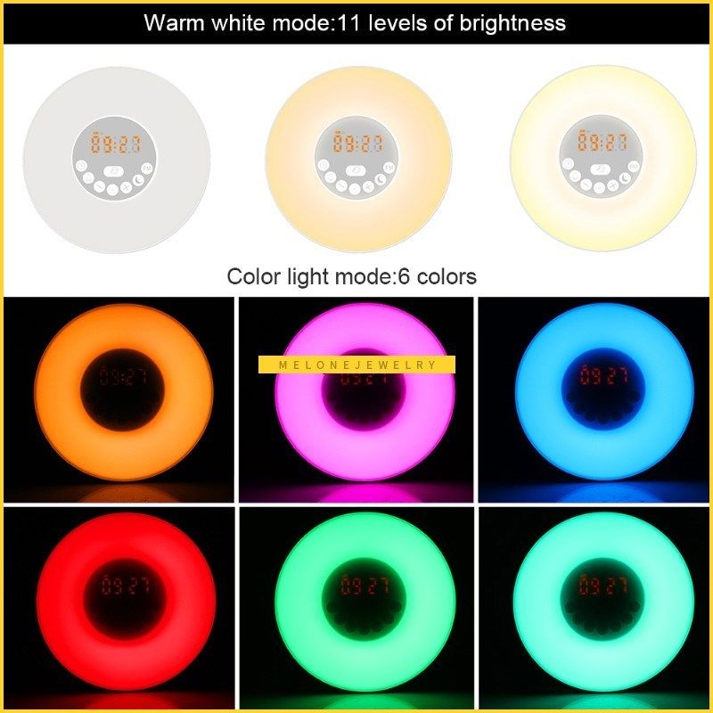 new gradual change lunance led warm light morning wake-up li