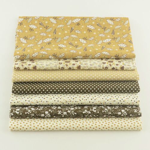 Cotton Fabric Dark Color Fat Quarter Scrapbooking Littl