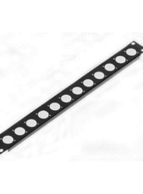 High quality 4pcs/lot 1U Penn Elcom Rack Panel Punched for 1