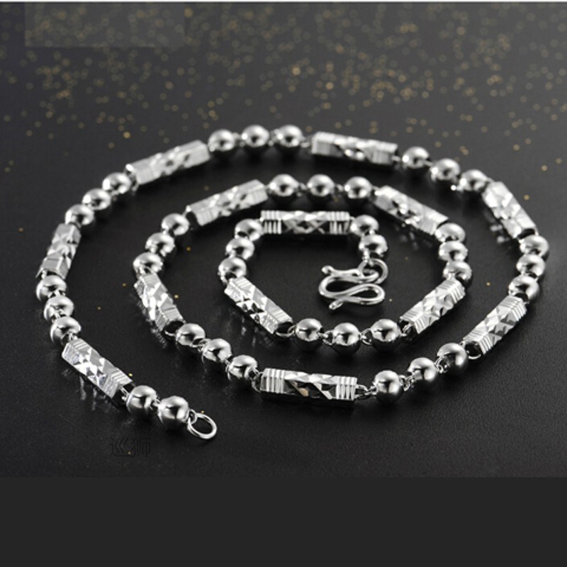 Imitation 925 Sterling Silver Men's necklace Japanese and Ko