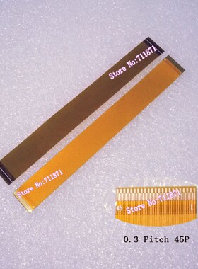 120mm 0.3 Pitch 45P MiPi FPC Cable 12cm Spacing 0.3mm 45Pin