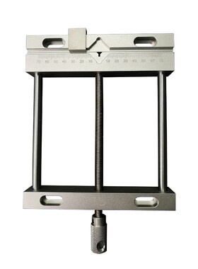 flat tongs parallel jaw plain vise with Maximum holding widt