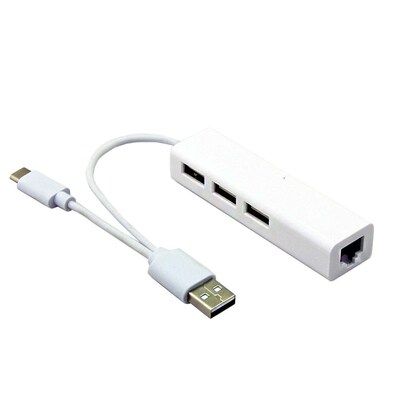 CARPRIE USB 3.1 Type C to Gigabit Ethernet Network USB 2.0 H