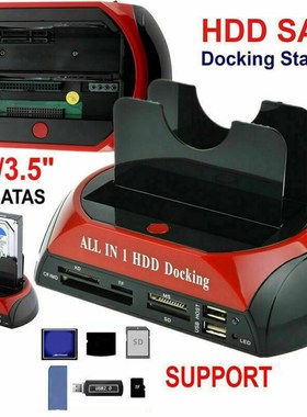 Dual All In 1 Hd/HDD Dock/Docking Station Hard Disk/Drive Hd