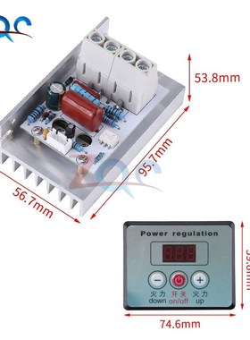 AC 220V 80A Power Regulation 10000W SCR Digital Electronic V