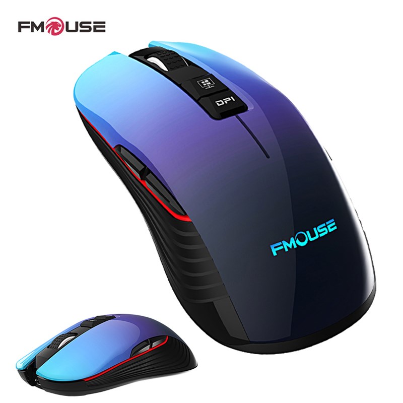 Rechageable Mouse 2.4G Wireless Mute Ergonomic Mouse 3600DPI