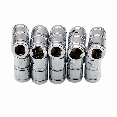 10 Pieces Impact Socket Screwdriver Hex Bit Holder 1/4'' Sq