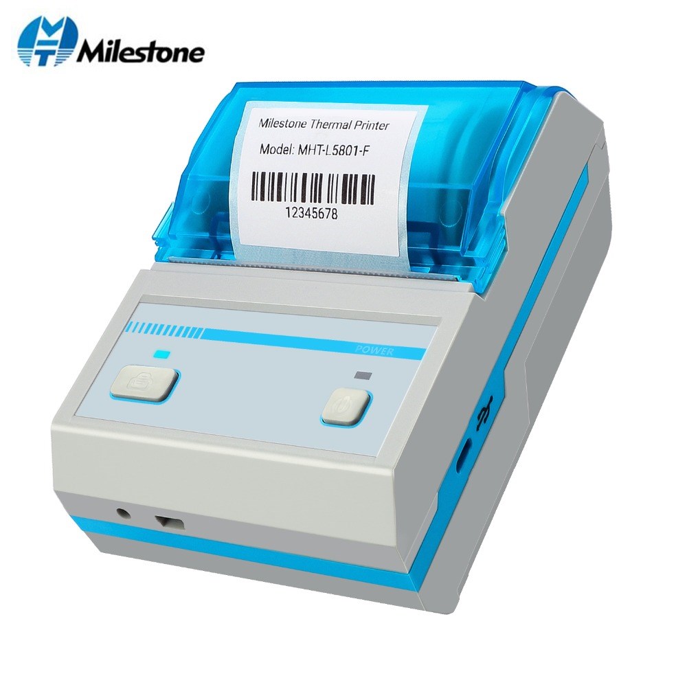 Milestone Thermal Barcode Printer Printing Sticker MHT L580