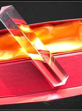 150x30x30x30mm Triangular Prism Optical Prisms Glass Physics