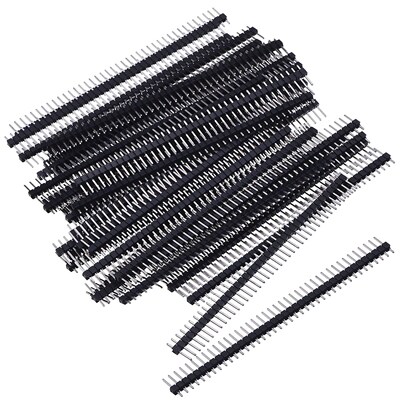 10pcs 40 Pin 1x40 Single Row Male And Female 2.54 Breakable
