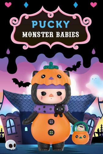 Specific Figure Pucky Babies Opened Blind Box Halloween Cut