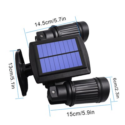 Solar Light Outdoors Waterproof Wall Light Glare Night Emerg