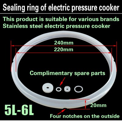 5-6L electric pressure cooker seal ring pressure cooker acce