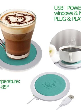 USB Warmer Pad Warm Cup Mat Heating Device Office Coffee Tea