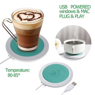 USB Warmer Pad Warm Cup Mat Heating Device Office Coffee Tea