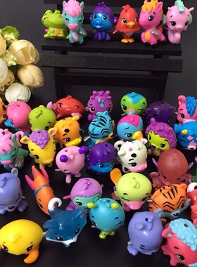 30/50/100 pcs/lot Cartoon Animals Egg Dolls Fly Horse Fish H