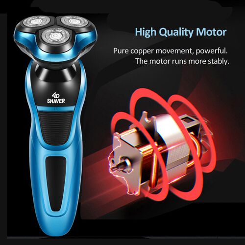 Electric Shaver Washbale Floating Triple Blade for Men USB C