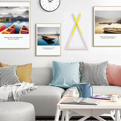 Triple-cornered Wall Frame House Shelf Display Rack Decorate