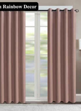 Modern Velvet Blackout Curtains For Living Room Solid Color