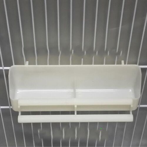 Pet Birds Hanging Feeding Trough Parrot Food Water Bowl Feed