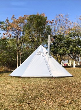 CZX-345 Stove Tent,8 Person octagon Backpacking cone tent,Mo