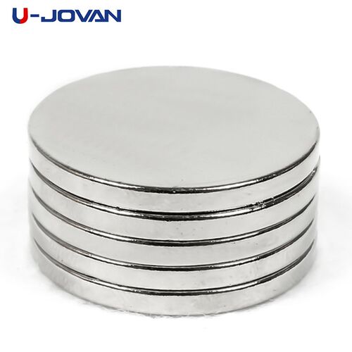 U-JOVAN 5pcs 30 x 3 mm N35 Super Strong Round Neodymium Magn