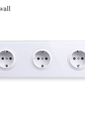 Coswall Crystal Tempered Pure Glass Panel 16A Triple EU Sta