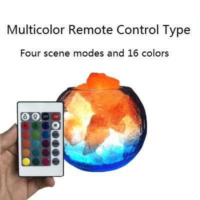 HoneyFly Ice And Fire Crystal Salt Lamp SB LED Himalayan Sal