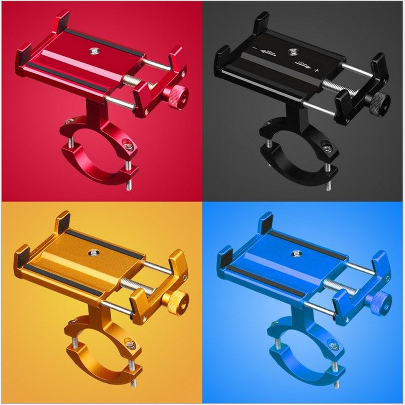 Aluminum Alloy Bicycle Mobile Phone Holder Fixed Frame Motor