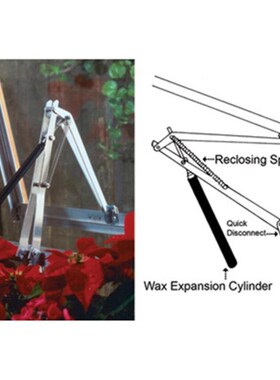Solar Heat Sensitive Automatic Window Opener  Thermo Greenh