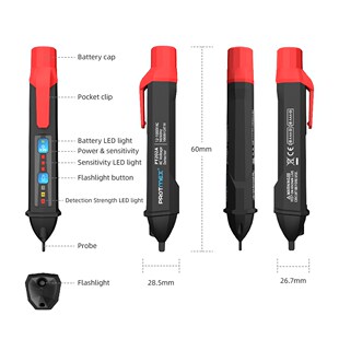 50 60Hz AC 12 1000V Non Contact Voltage Tester Pen Circuit