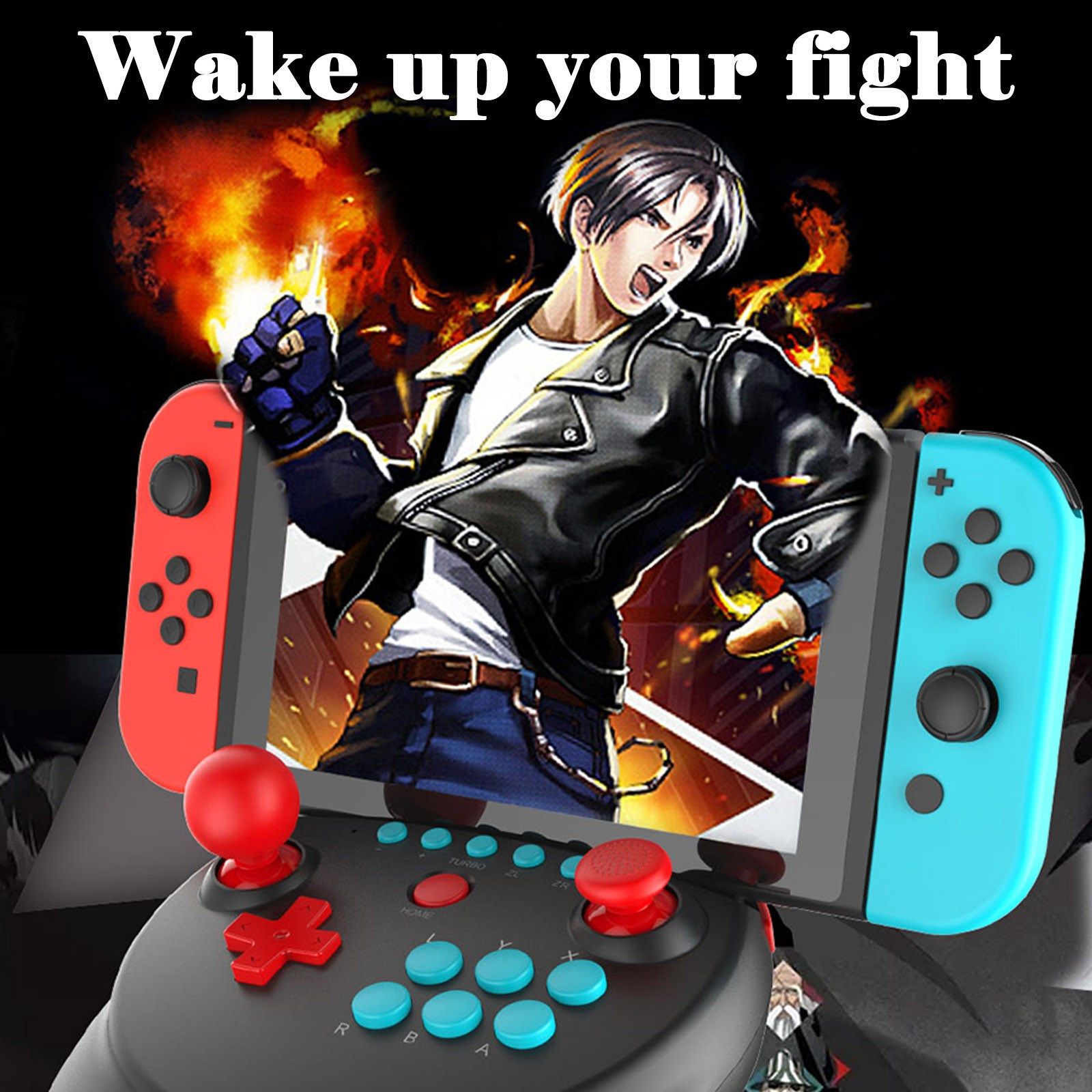 Wireless Handle With Double Rocker Joystick Controller For