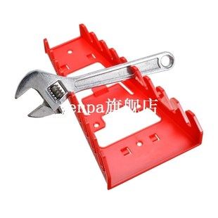 Holder Stand Red Wrench Spanner Rack Slots Plastic